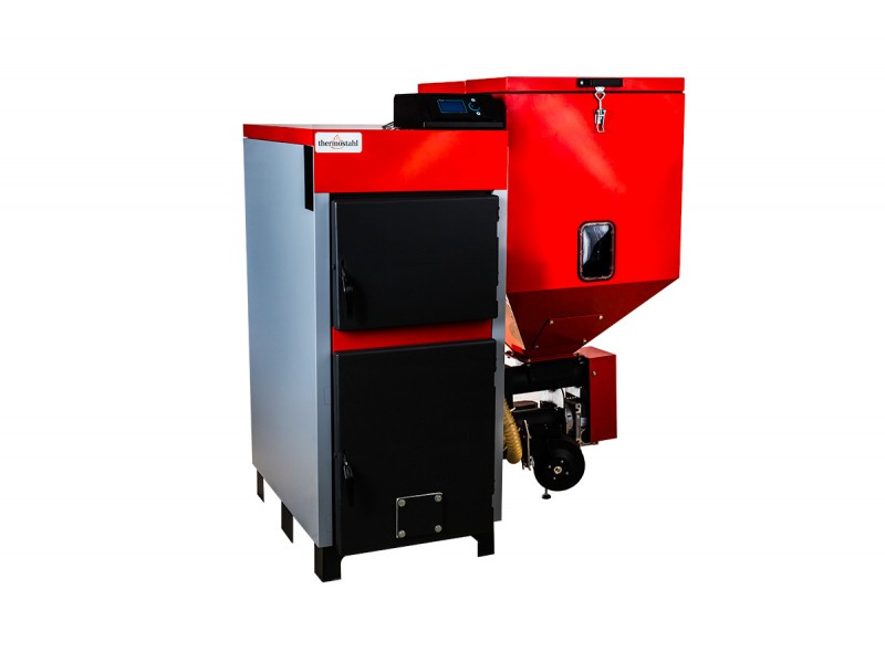 Cazan policombustibil pe biomasă ECOBIO-R 100 kW cu aprindere automată