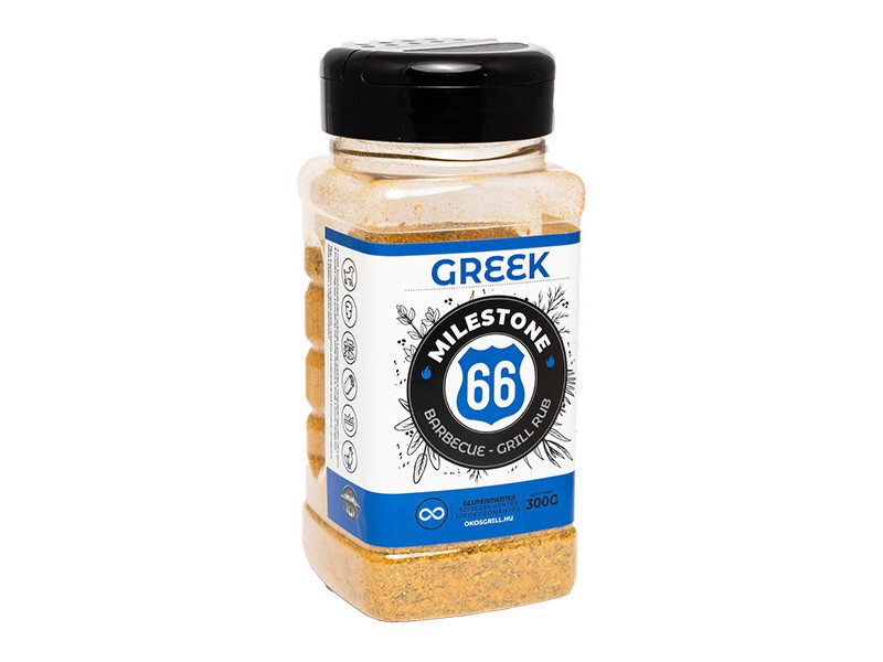 Amestec de condimente Milestone 66 BBQ-Gril RUB – GREEK – 300g